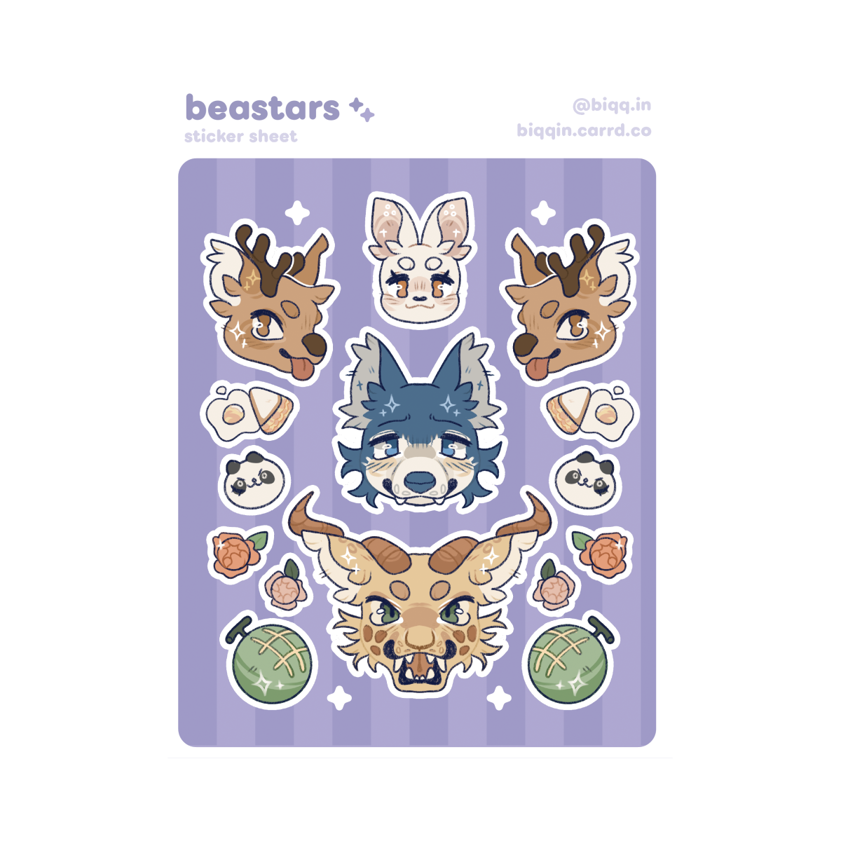 Beastars Sticker Sheet