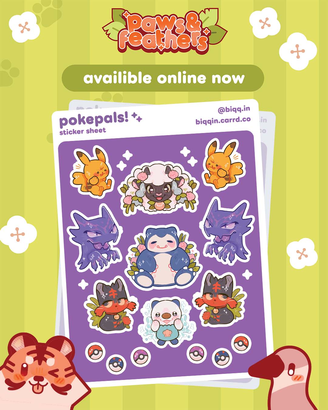 Pokepals Stickersheet