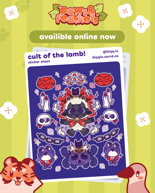 Cult of the Lamb Stickersheet