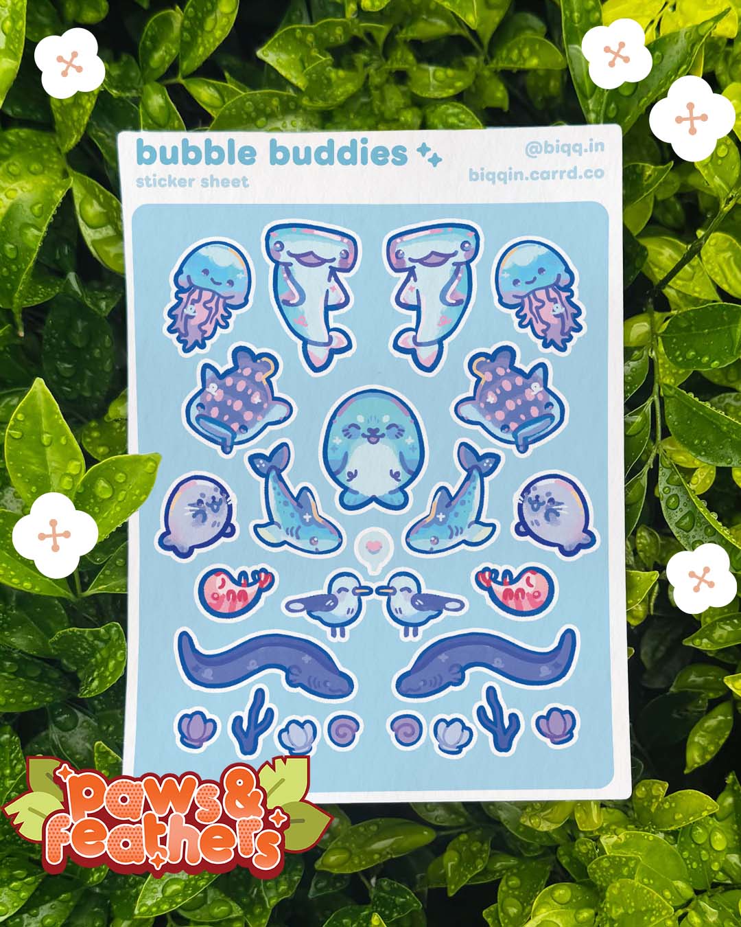 Bubble buddies Stickersheet