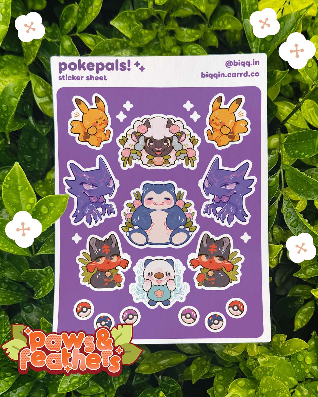 Pokepals Stickersheet