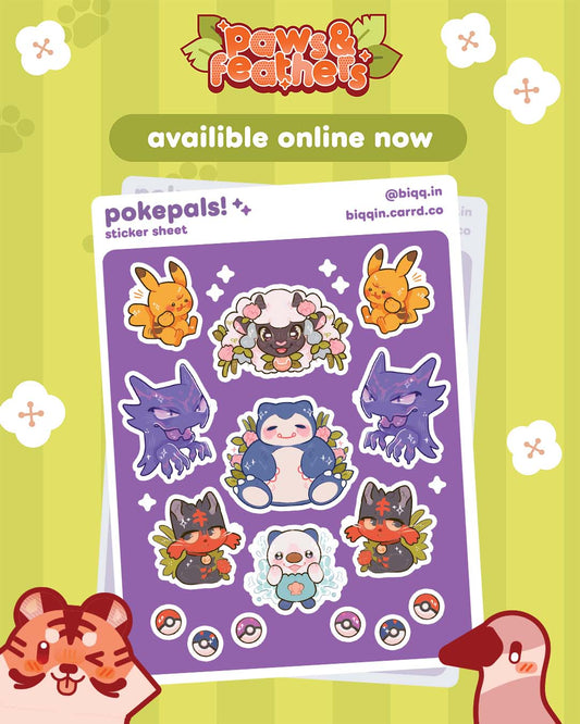 Pokepals Stickersheet