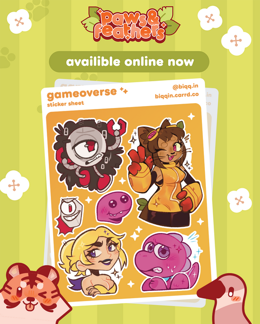 Gameoverse Stickersheet