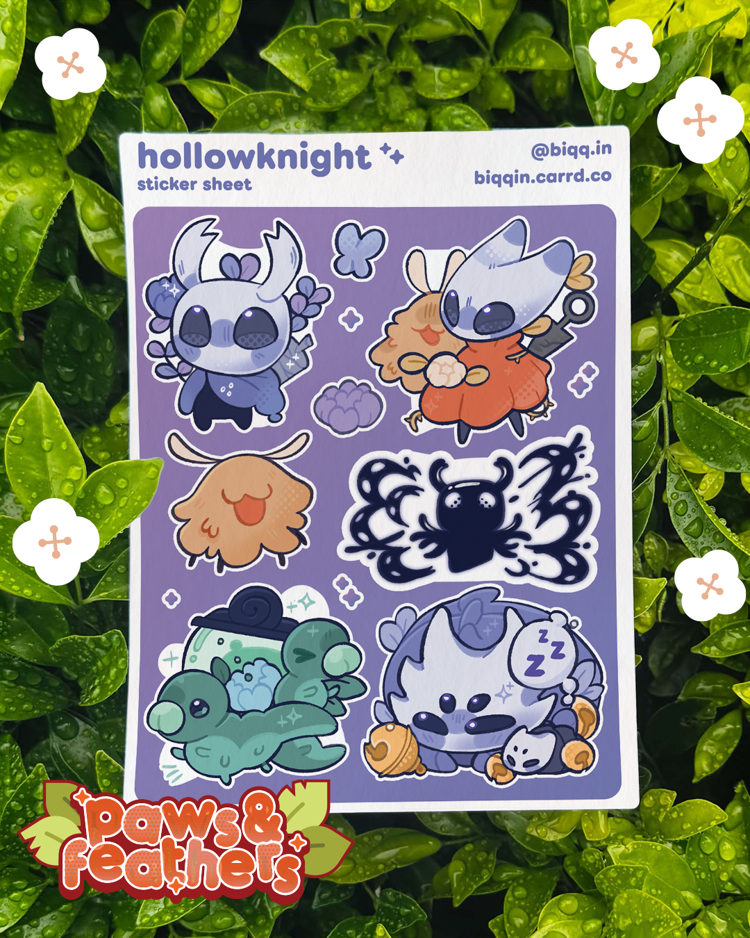 Hollowknight Stickersheet