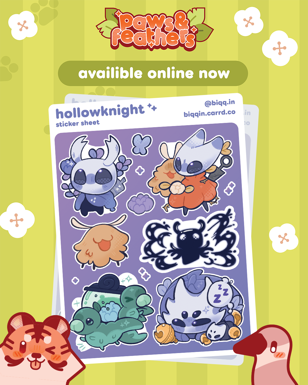 Hollowknight Stickersheet