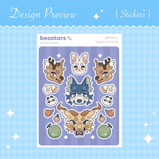 Beastars Sticker Sheet