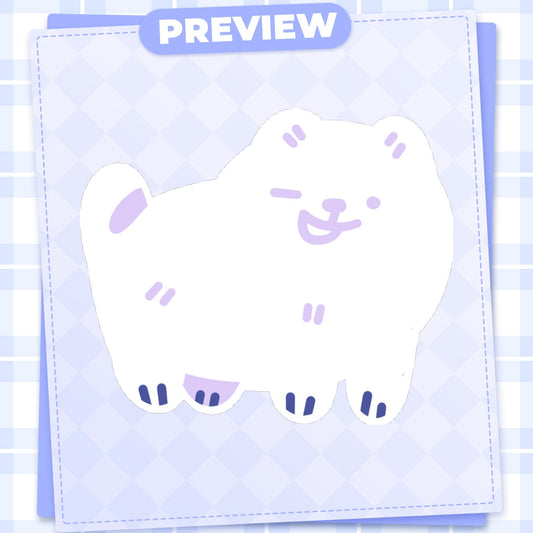 Toby Fox Dog Sticker