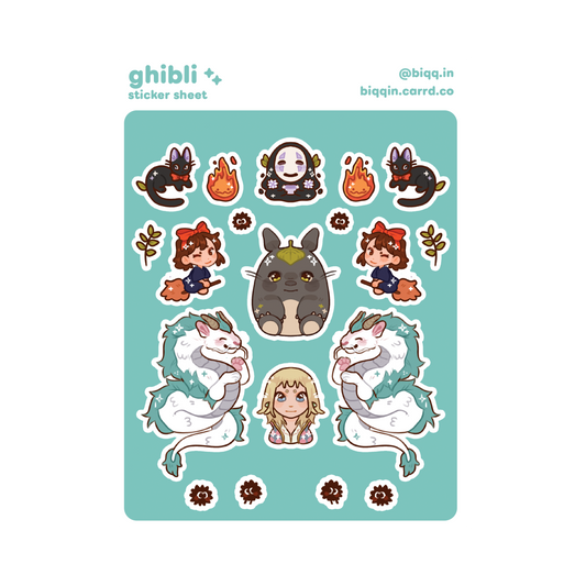 Ghibli sticker sheet