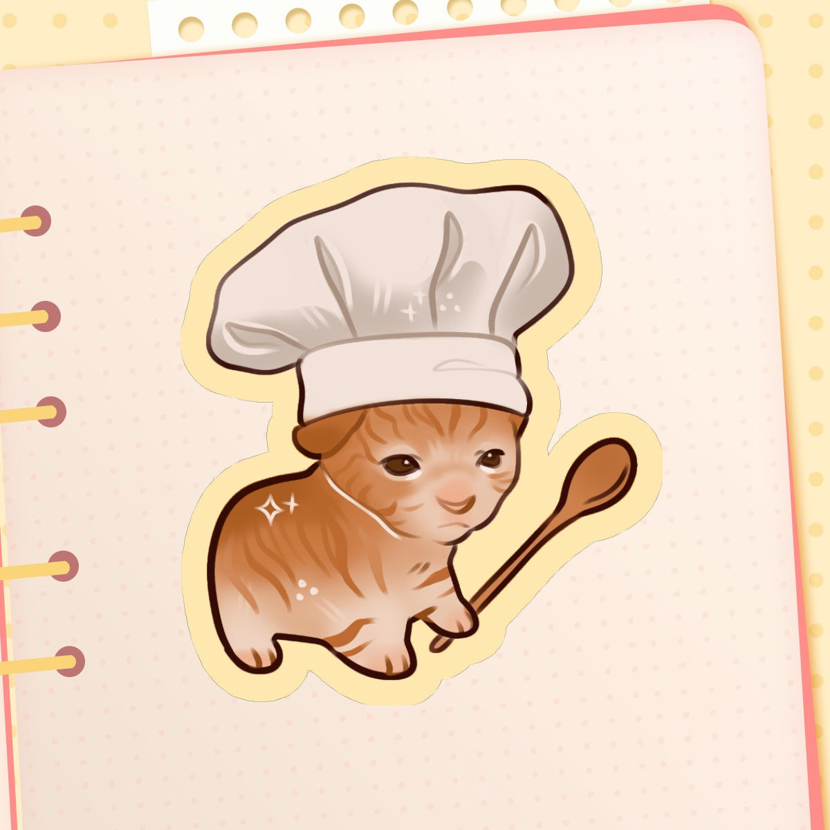 Chef Meme Cat Sticker