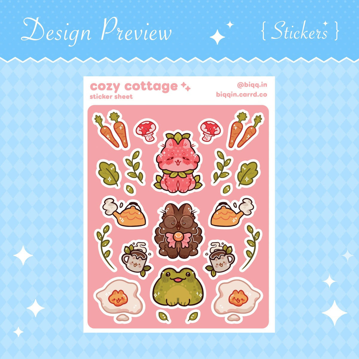 Cozy Cottage Sticker Sheet